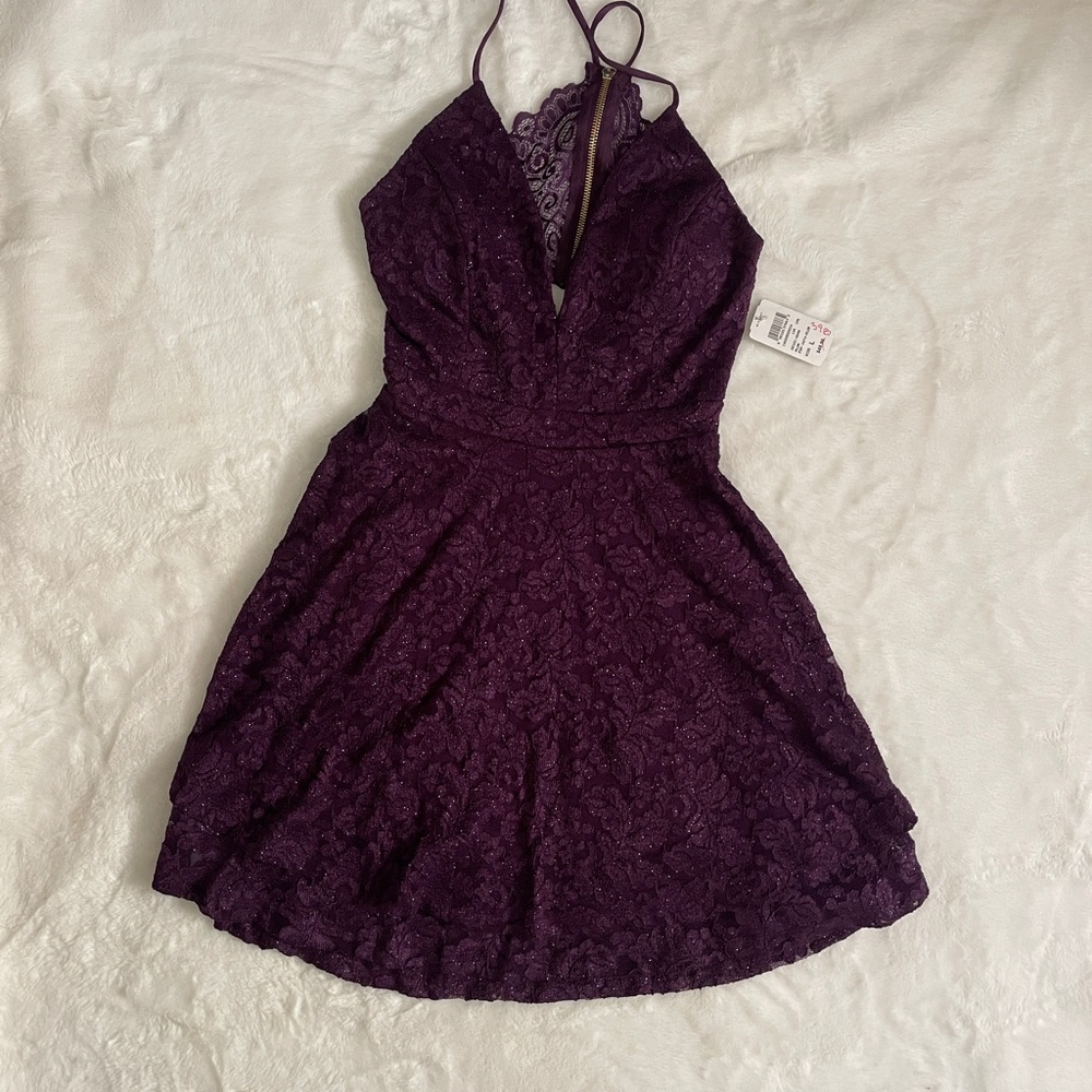 Windsor Glittery Plum Grad/Party Dress $30
